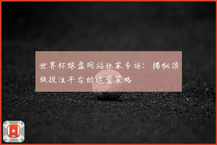世界杯球盘网站独家专访:揭秘顶级投注平台的运营策略
