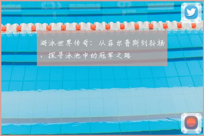游泳世界传奇：从菲尔普斯到孙杨，探寻泳池中的冠军之路